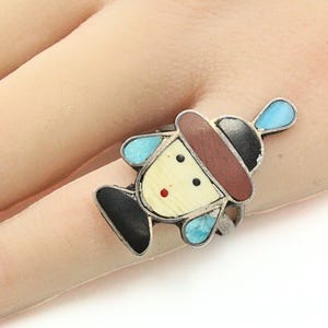 Zuni ズニ族　ピーナッツ　バングル　 スヌーピー Zuni Snoopy - Etsy