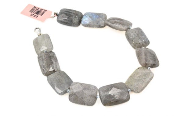 NWT Rectangular Iridescent Labradorite Sterling S… - image 6