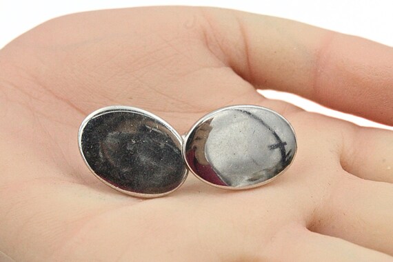 Anson Signed Classic Sterling Silver Basic Cuffli… - image 4