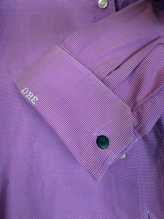 Astor & Black Custom Tailored Mauve Cotton Cuff B… - image 5