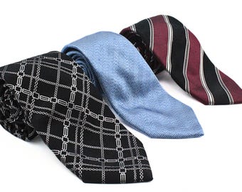 Krawat Astor & Black 100% jedwabiu, wykonany na zamówienie, 3 komplety