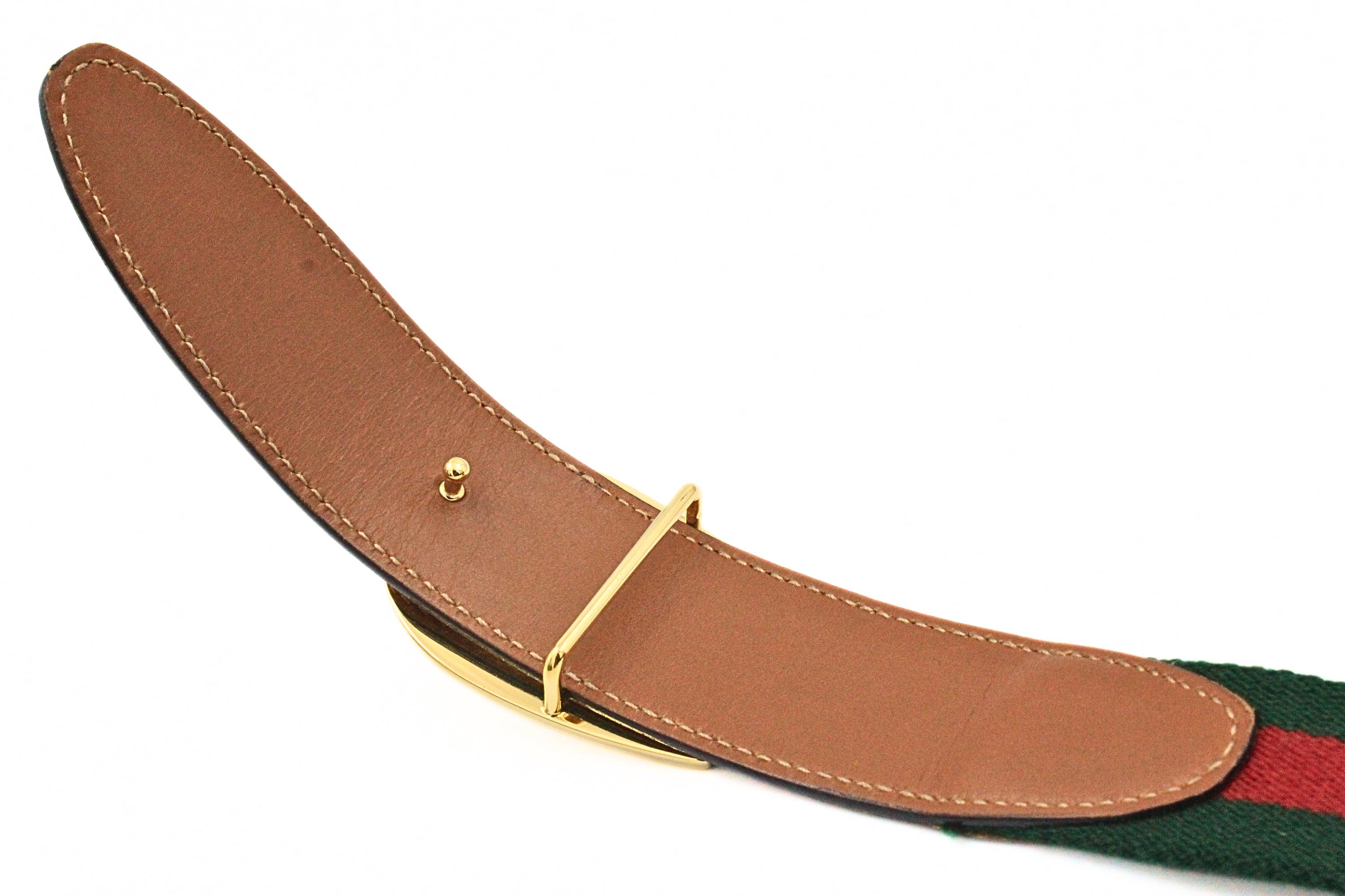 Vintage Red Leather Waist Belt with Gold and Green Buckle with golf detail SteinMart.com | Double Buckle Western Waist Belt for Women  main image 3