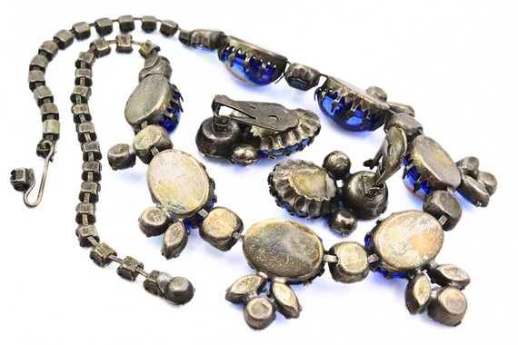 Illustrious REGENCY Signed Designer Dark Blue Iri… - image 9