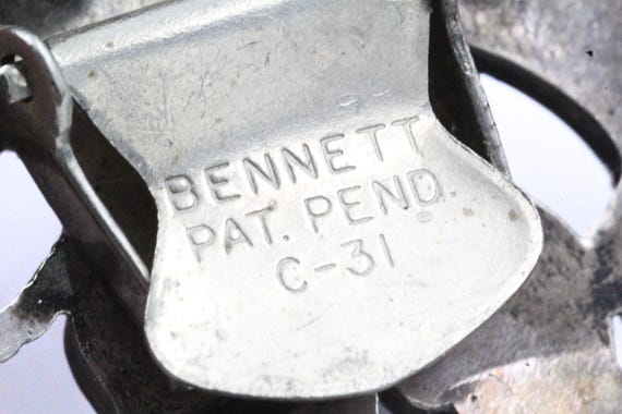 L & V Harker Zuni Inlaid Bennet Marked Sterling S… - image 10