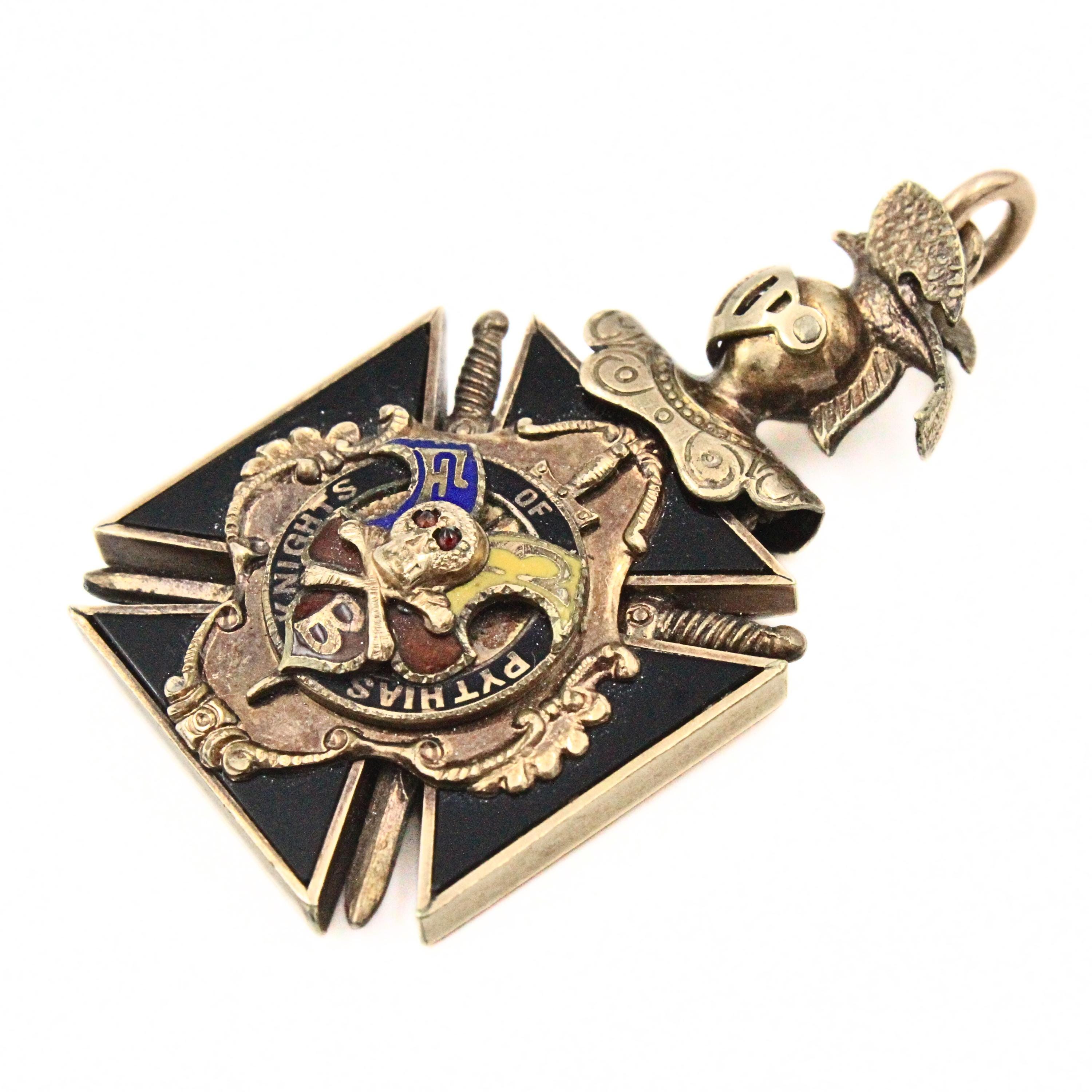 Knights pythias fob - Etsy 日本