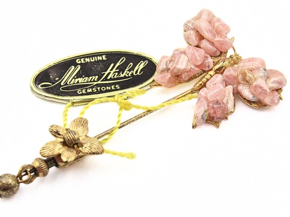 Splendid Miriam Haskell Signed W/ Orig Tags Crush… - image 1