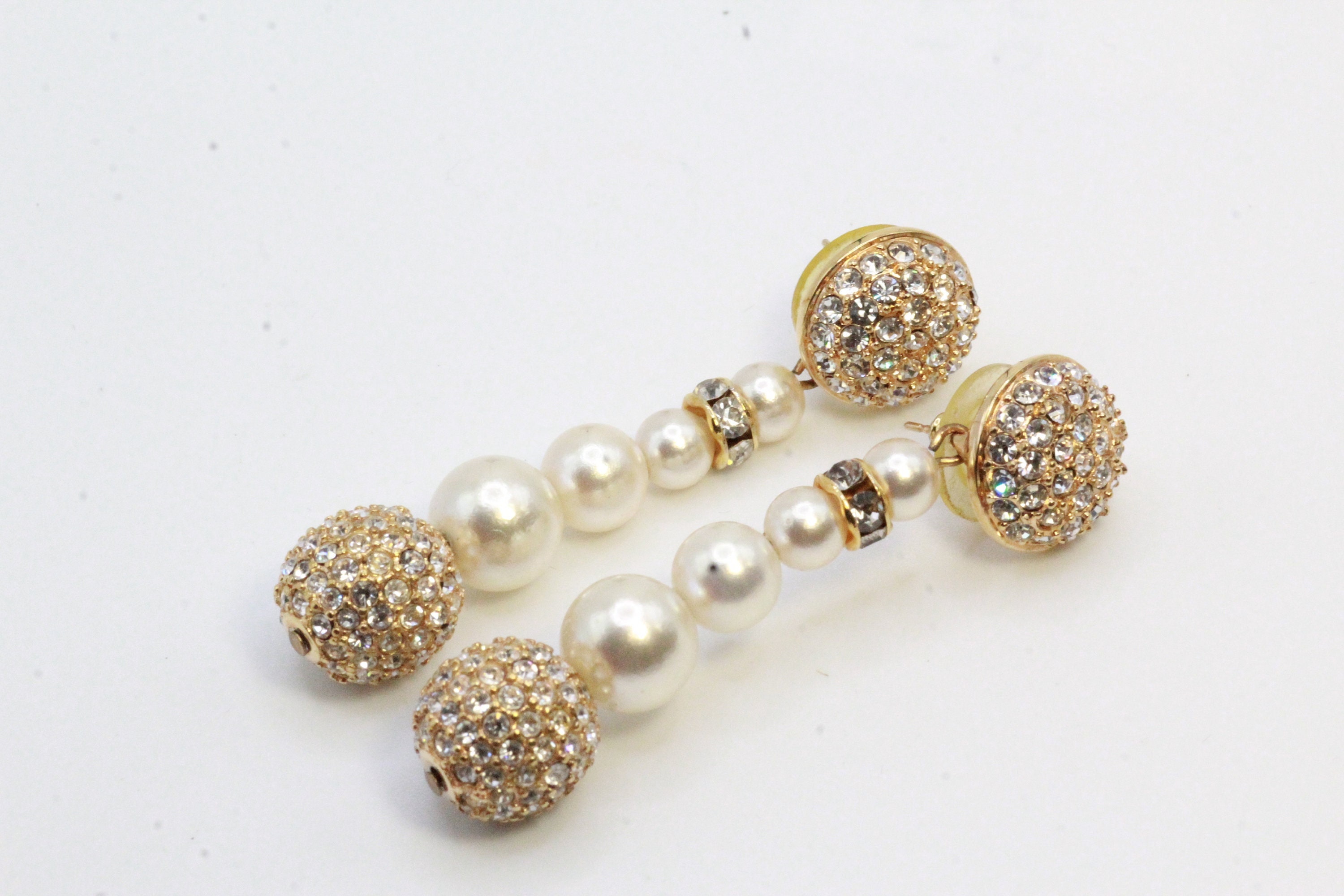 SAL Swarovski America Limited Crystals Ball Faux Pearl Mint Etsy