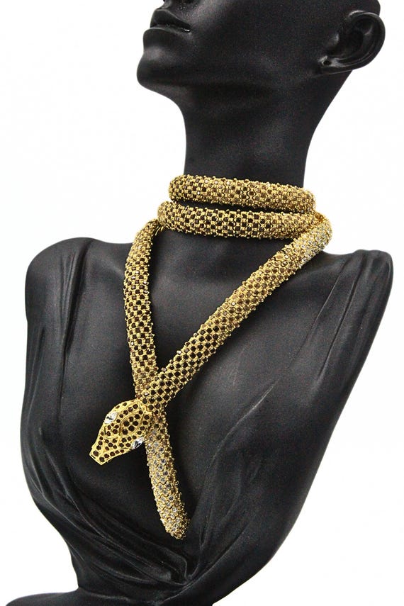 Magnificent Authentic Valentino Garavani Snake Rhinestones  display picture 1