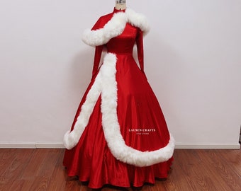 Judy Red Dress White Christmas Costume