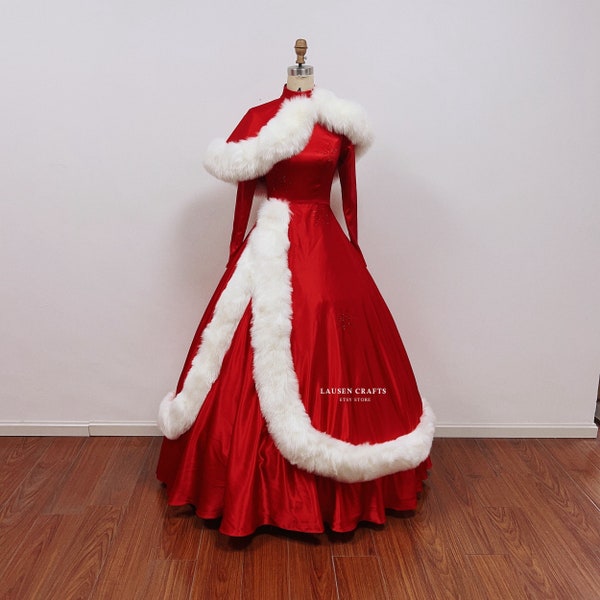 Judy Red Dress White Christmas Costume