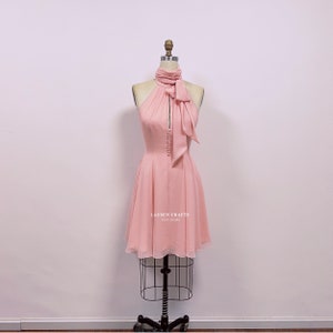Anastasia Pink Dress, Pink Cocktail Party Dancing Dress