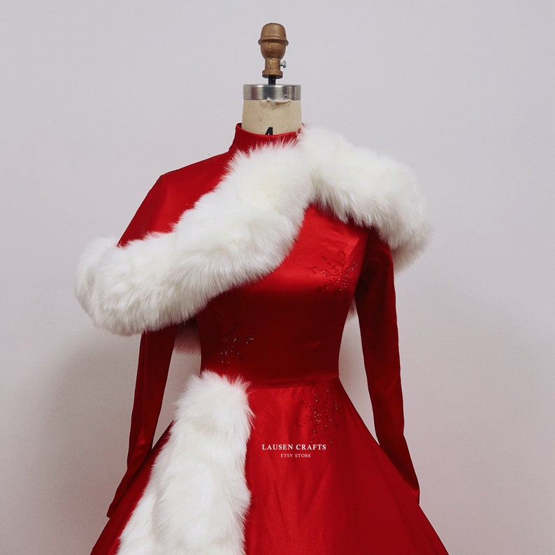 Judy Red Dress White Christmas Costume image 2