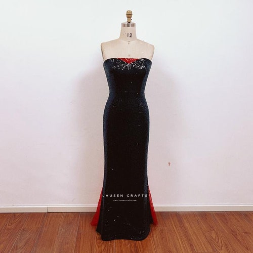 Betty Haynes Black Sequin Dress White Christmas 1950s Costume