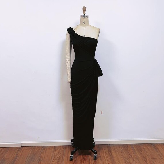 ワンピース 90s OLD Black Long One-piece Dress Long Black 90s Dress - Etsy