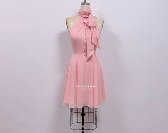 Anastasia Short Pink Dress Movie, Dancing Cocktail Party Outfit