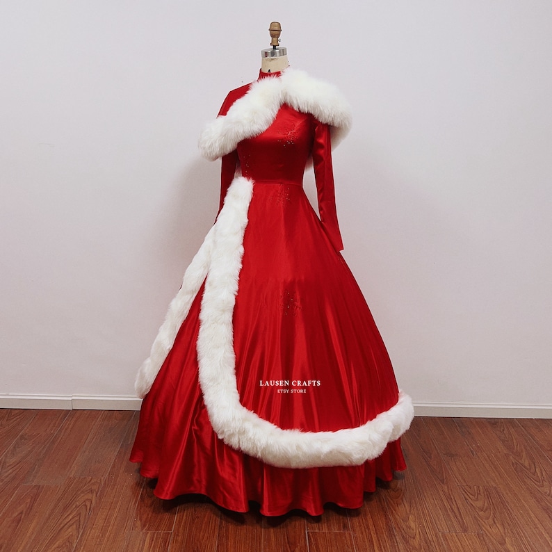 Judy Red Dress White Christmas Costume image 4
