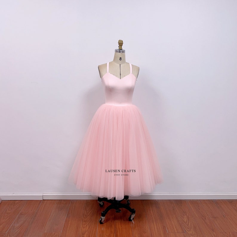 Custom Pearl Pink Tulle Dress: Carrie Inspired Tutu image 2