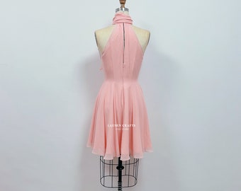 50 shades of grey pink dress Anastasia Steele Short Pink Dancing Dress Fifty Shades Darker  LausenCrafts