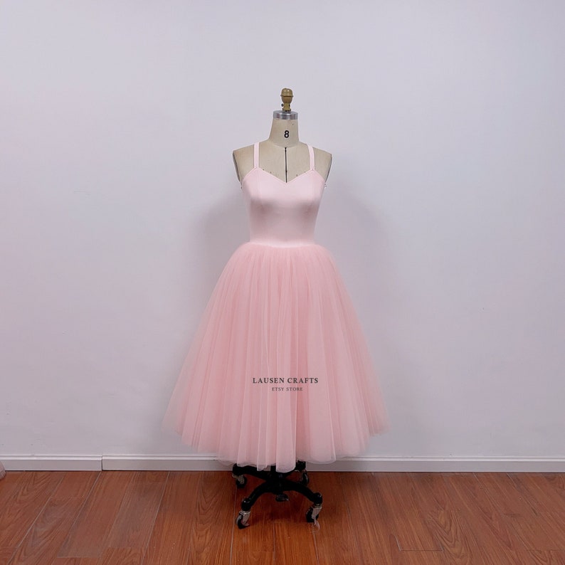 Custom Pearl Pink Tulle Dress: Carrie Inspired Tutu image 1