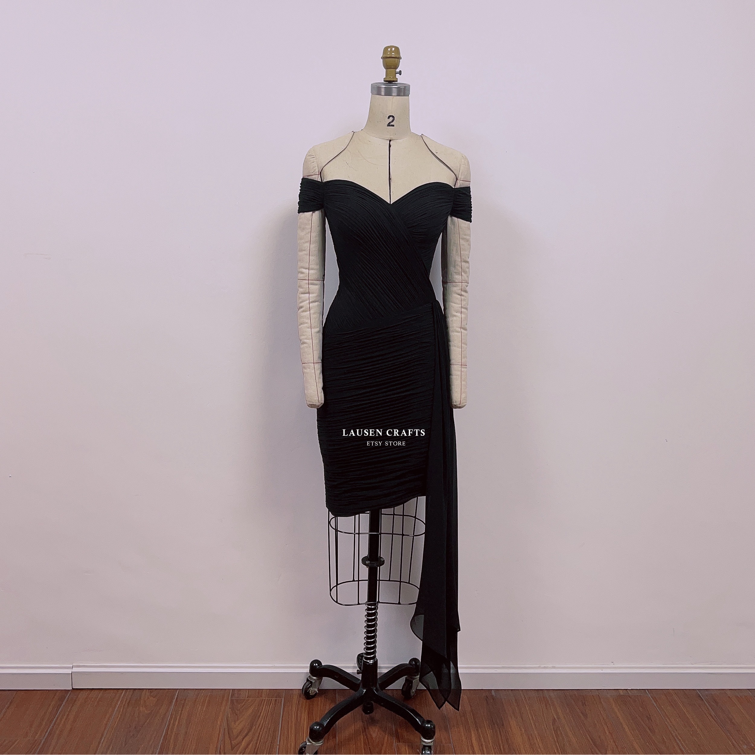Princess Diana Black Revenge Dress