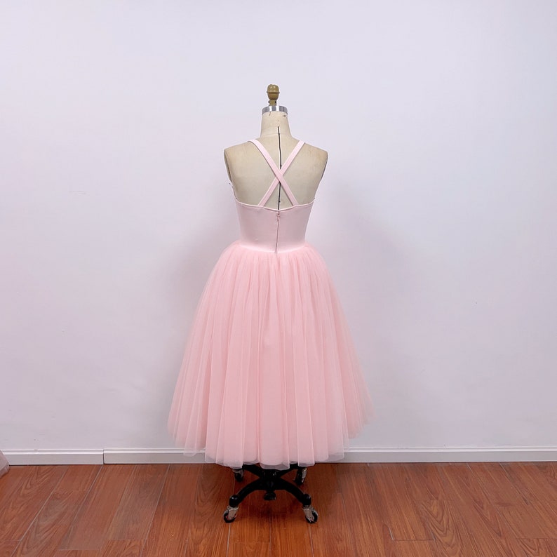 Custom Pearl Pink Tulle Dress: Carrie Inspired Tutu image 6