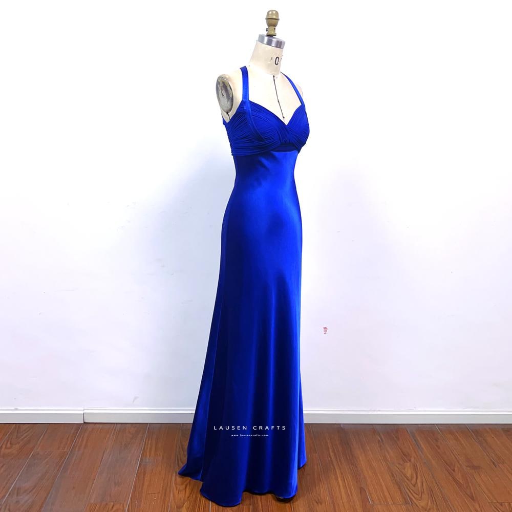 elena blue dress Elena Gilbert Blue Formal Prom Dress The Vampire Diaries Costume LausenCrafts