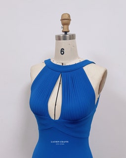 burgandy dress Maisie adhesive bra Hand Knit Women dress, low rise pants Size:38 inch