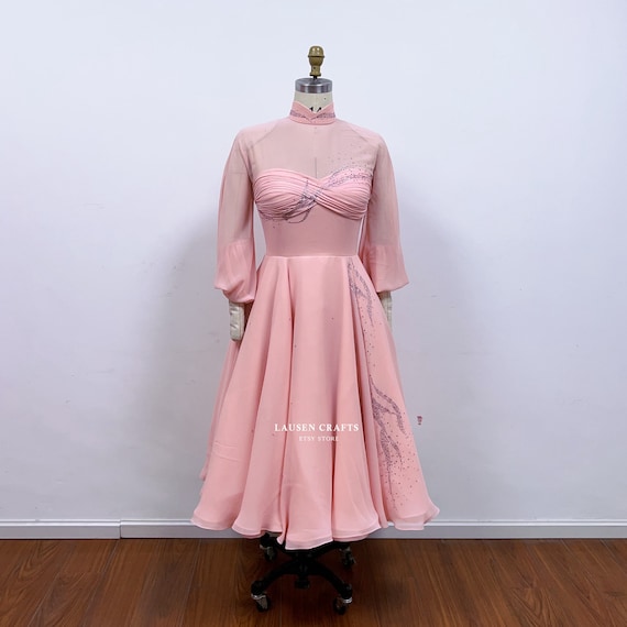 red pleated dress FARM Rio Red Berry Garden Long Sleeve Pleated Maxi Dress, Berry Garden Red / XXS