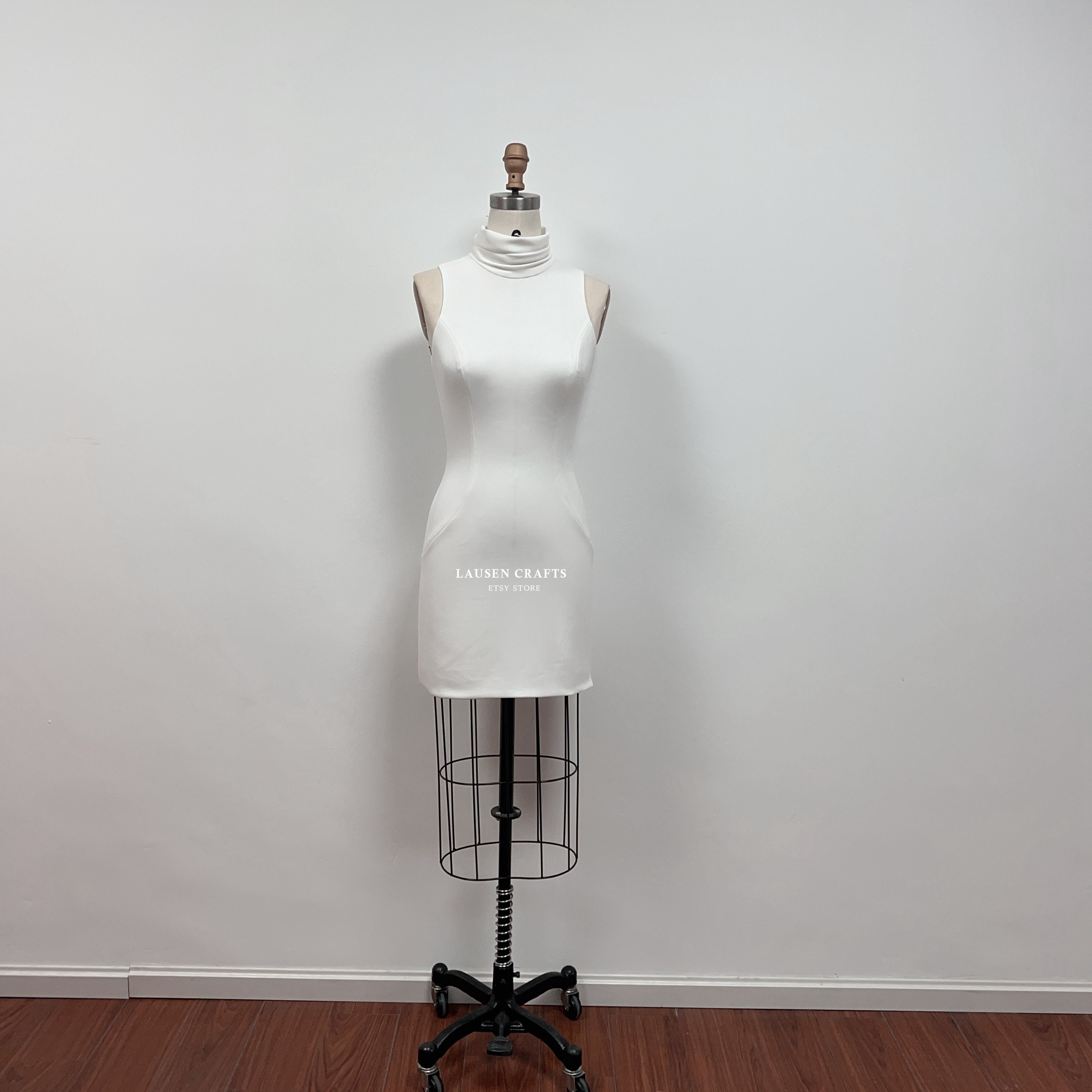 Catherine Basic Instinct Costume 1990s Short White Bodycon Dress