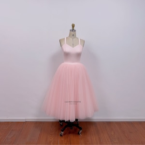 Custom Pearl Pink Tulle Dress: Carrie Inspired Tutu image 5