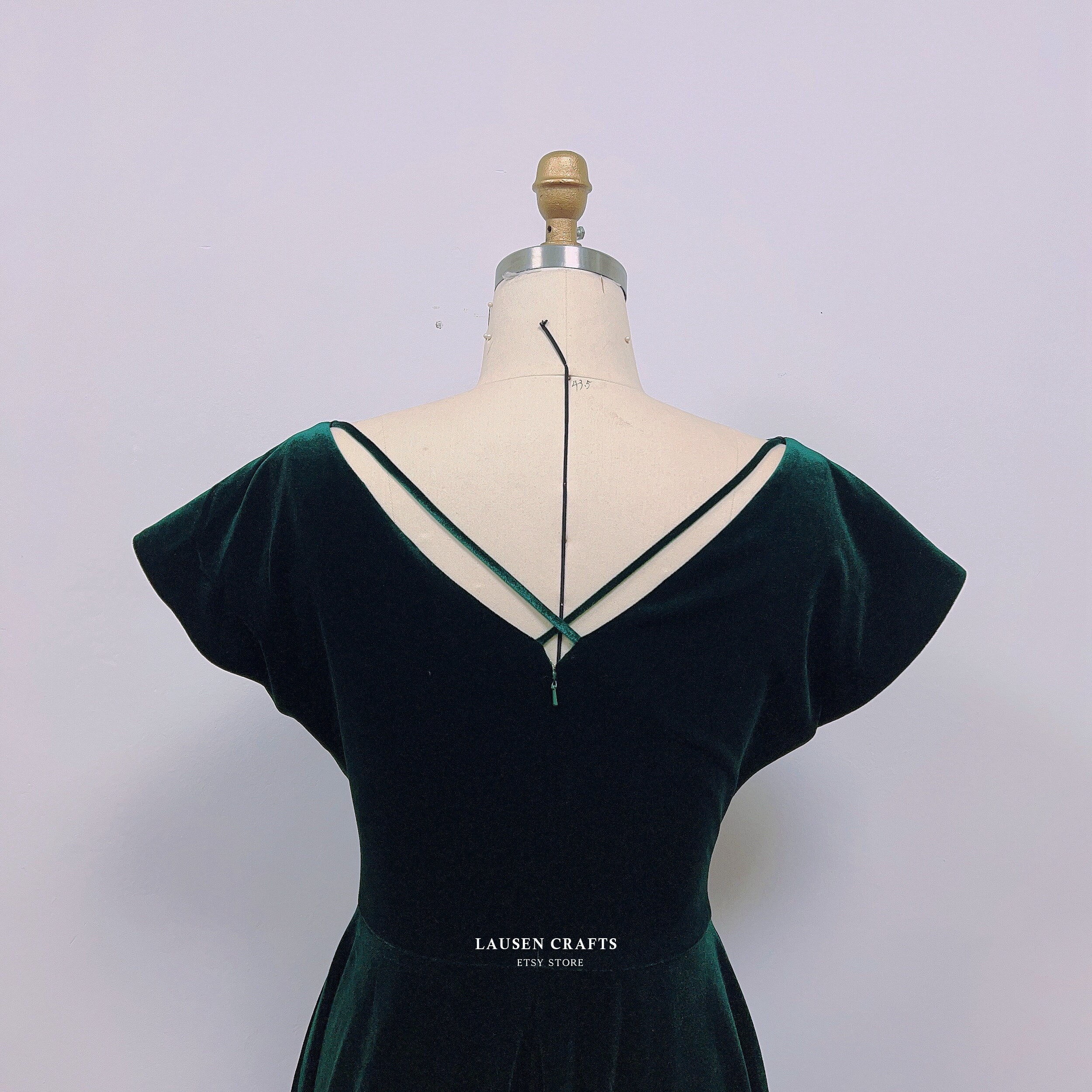 Wallis green velvet dress cheap