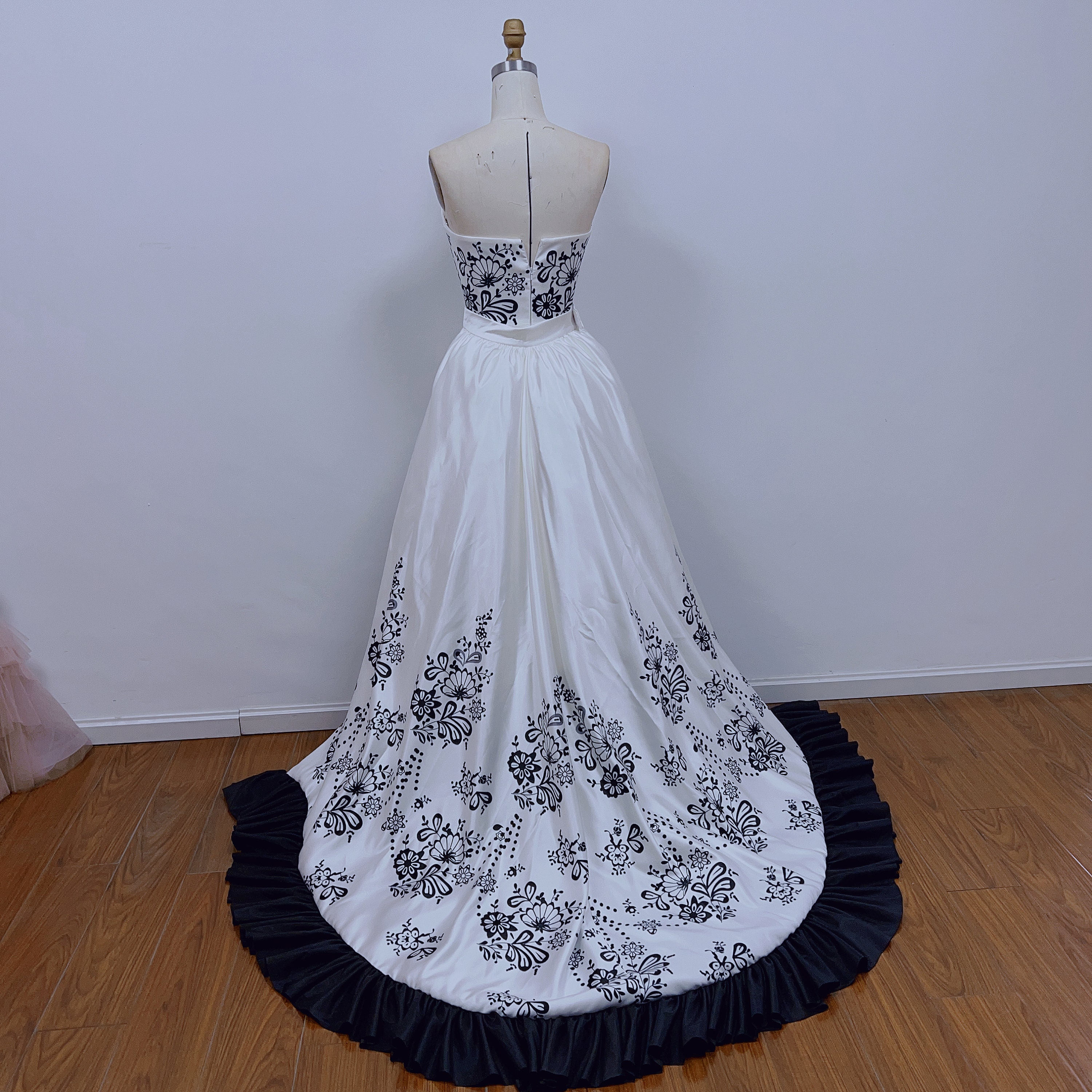 audrey hepburn white and black dress Sexy A line One Shoulder Floor Length Black Sequin Prom Dresses P1478   PreppyDress