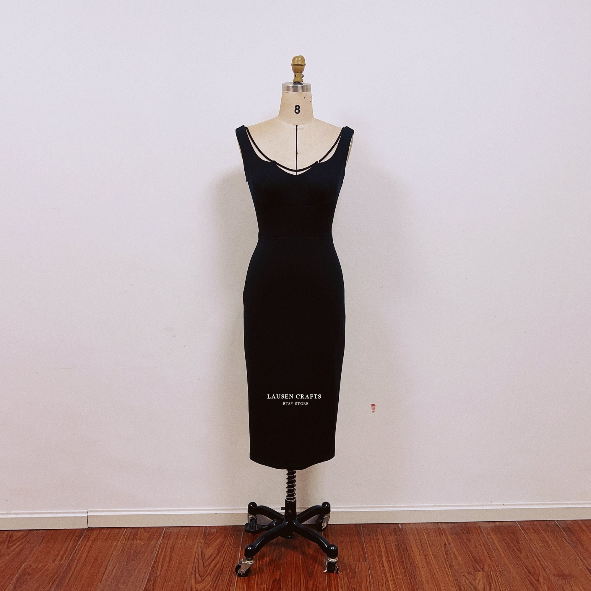Marilyn Black Dress Etsy UK
