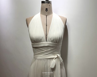 mackey seersucker halter dress Mackey Seersucker Halter Midi Dress in Light Purple