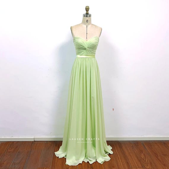 loft outlet green dress Long Formal La Femme Dress 22110