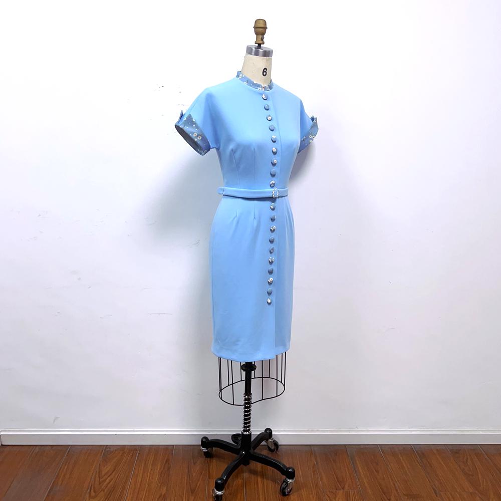 blue dress in notebook Allie - Notebook dress