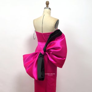 Pink Dress with Bow, Pink Dress Costume, 1950s Costume 画像 6