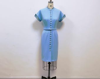 modest cotton dress Teal Anisa long sleeve Teal / L so the party never collections:valentines-day-collection Liner Color:Custom Liner Color Casual Attire Appropriate Office