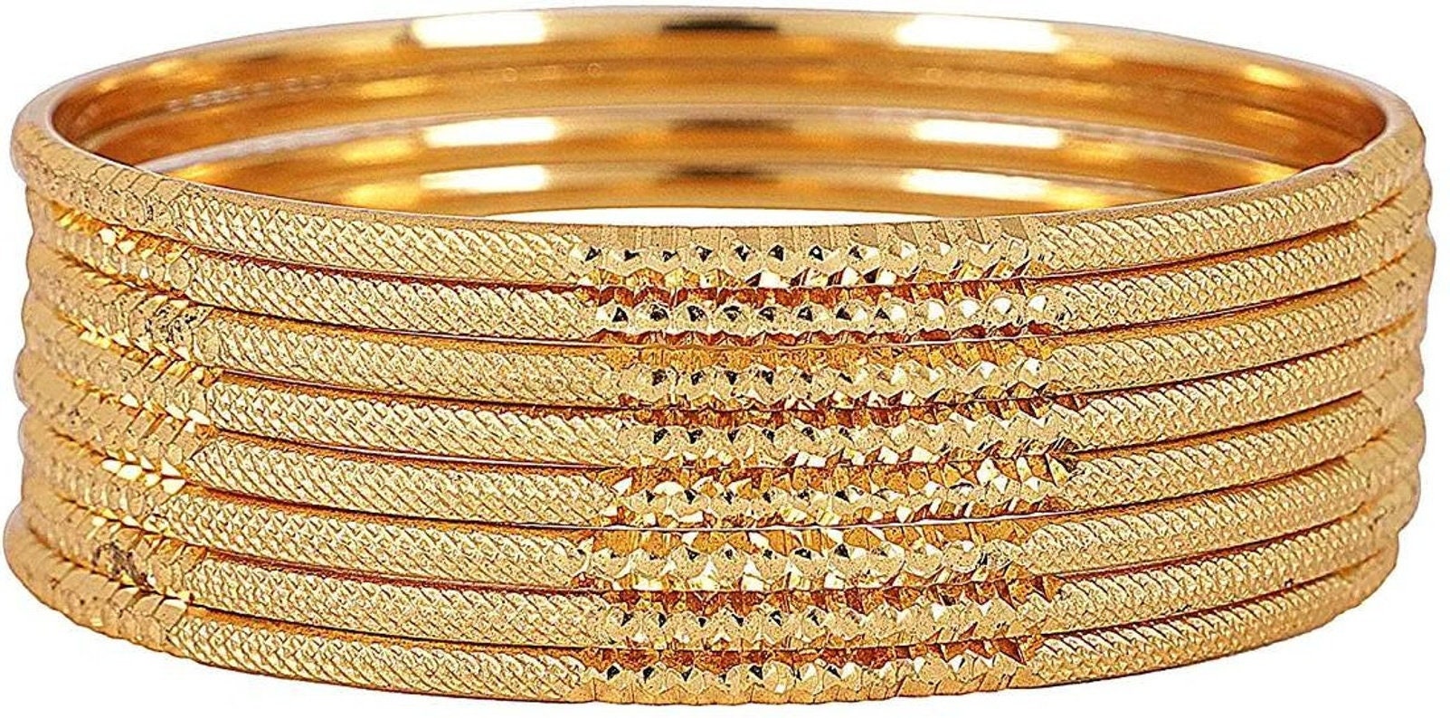 One Gram Gold Bangles Latest Design Regular Wear Gold Bangles Etsy Canada