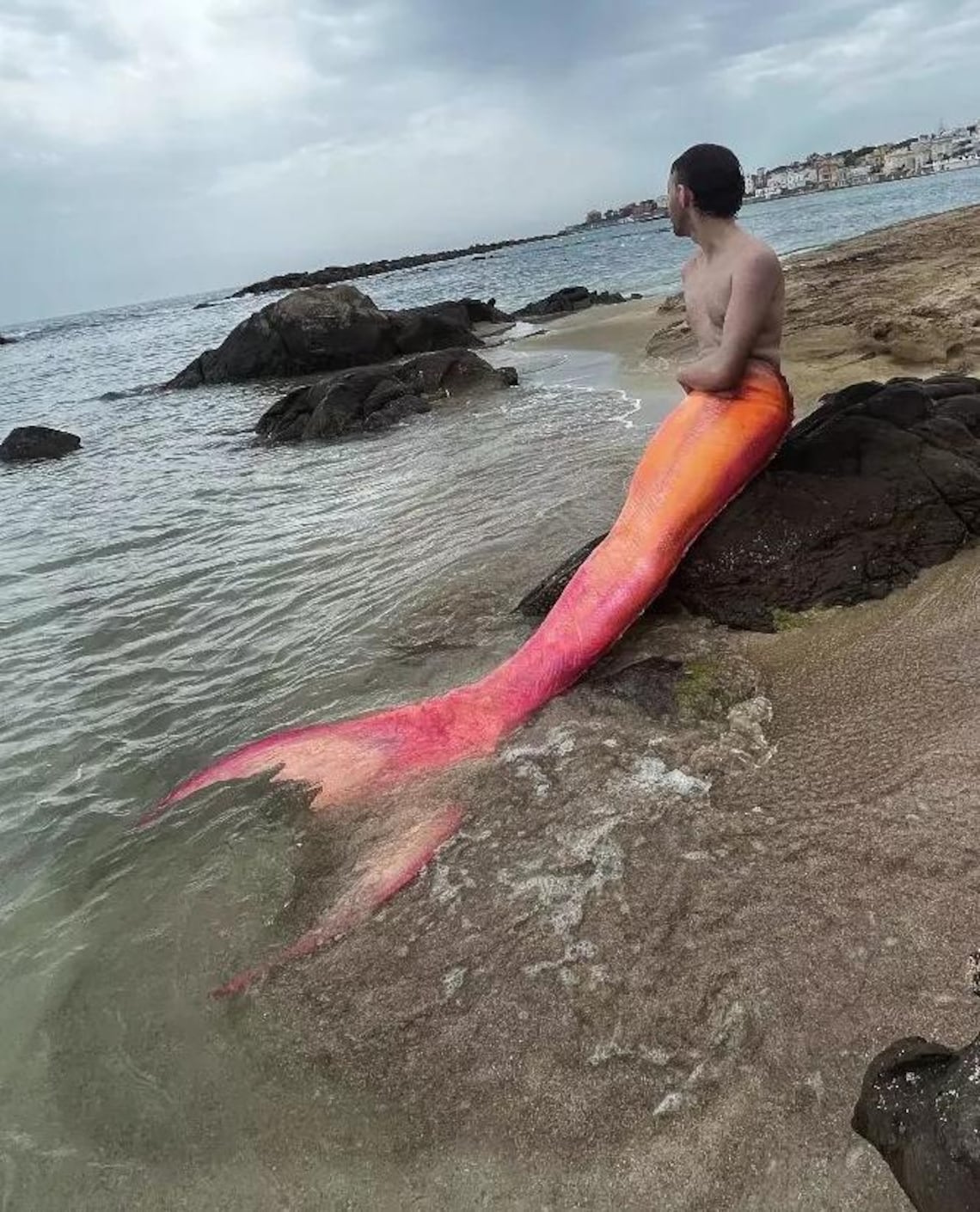 Mermaid Mystery Tassels Sequins Hybrid Silicone Mermaid Tail