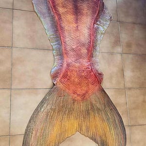 Silicone Mermaid tail, light Mermaid tail, pirate mermaid tail, mermaid costume, swimmable mermaid tail, Fantasy creature, The little mermai