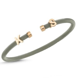 Pulsera de letras iniciales, brazalete de acero para hombres, pulsera minimalista, ideas de regalos para hombres, pulsera de puño personalizada, regalos de Navidad para él