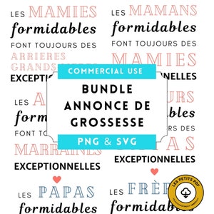 Paquete de anuncio de embarazo png y svg - Imagen para uso comercial por pequeños PDF