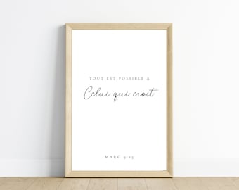 Poster Décoratif Sur Toile – Livre Biblique (Art Mural, Format Affiche Mate)