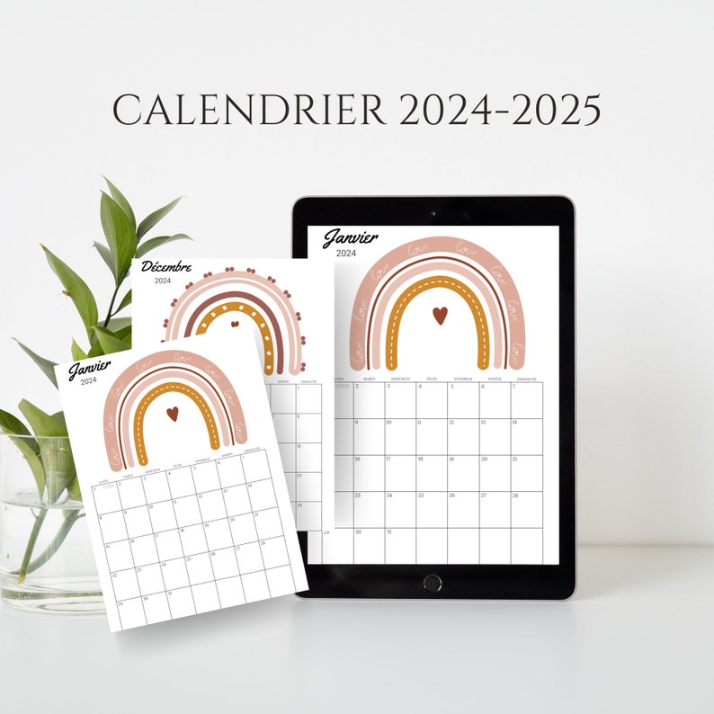 20242025 Calendar 2024 Planner to Print Printable Perpetual Calendar