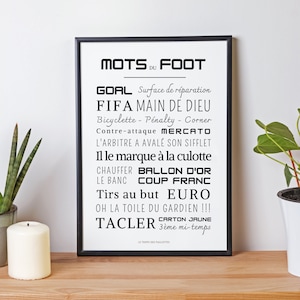 Football poster - Football words and expressions poster - Football poster - Sports poster to print by Les Petits PDF