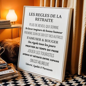 Retirement gift poster - personalized retiree poster by Les Petits PDF