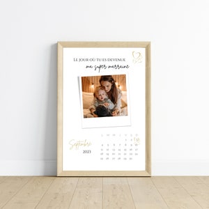 Personalized godmother photo poster - personalized godmother gift - Les Petits PDF