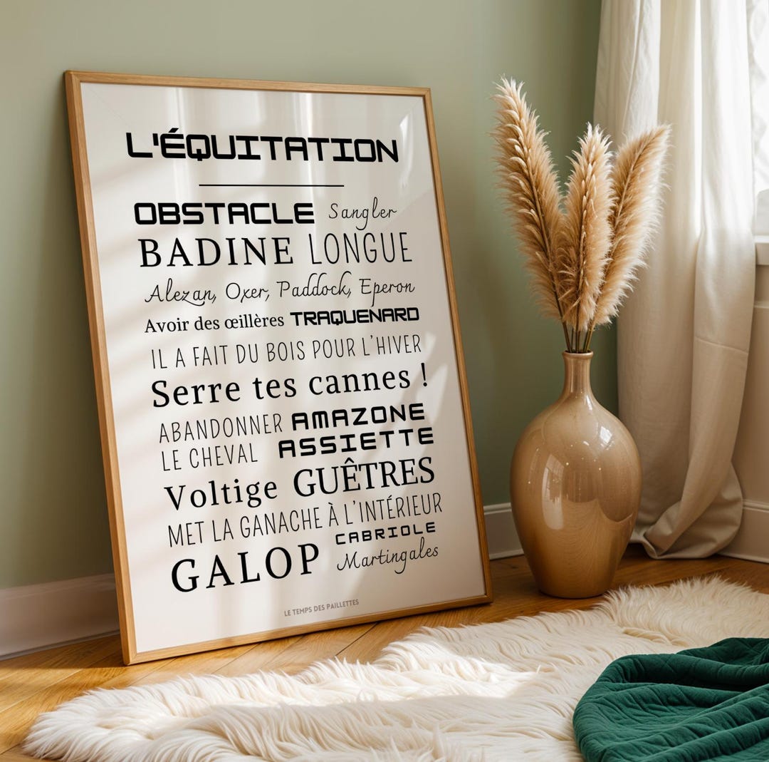 Horse Riding Poster - Horse Riding Words and Expressions Poster - Horse ...