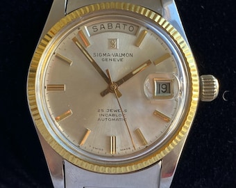 Vintage 1970s Watch Oyster Perpetual Genève Day Date 36MM Automatic – Sigma-Valmon